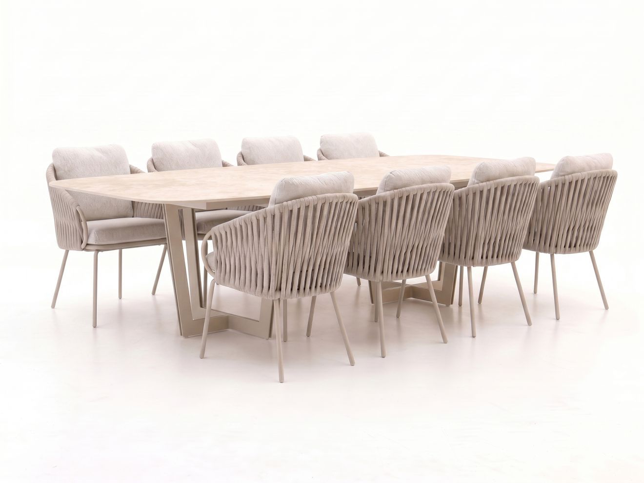 suns dolce/palermo 280cm dining tuinset 9 delig laagste prijsgarantie!