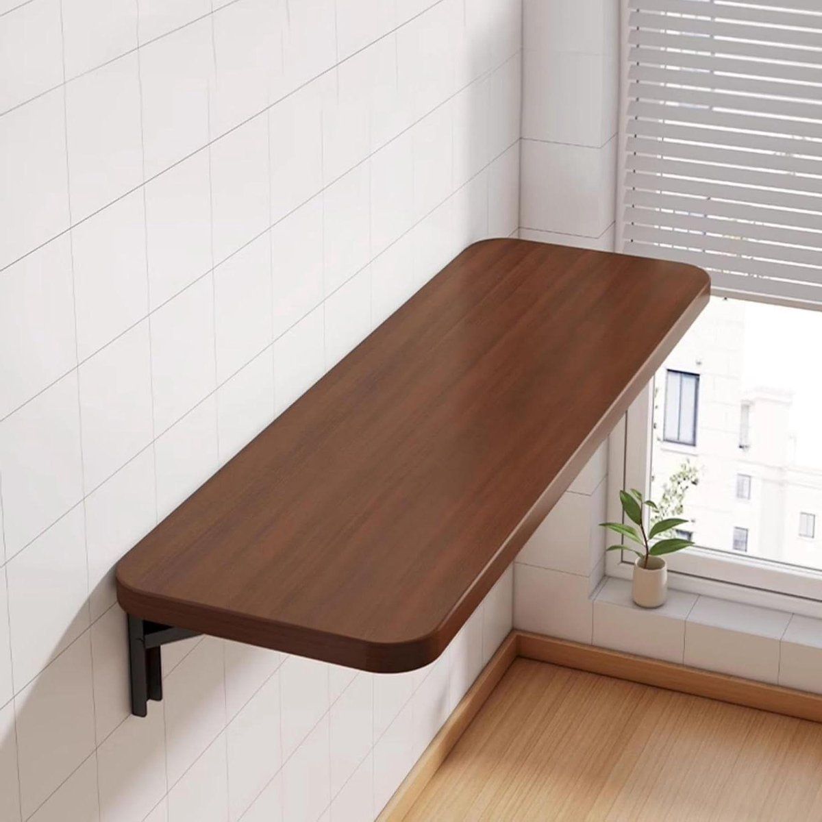 vouwbare wandtafel klaptafel keuken ruimte besparen versterkte