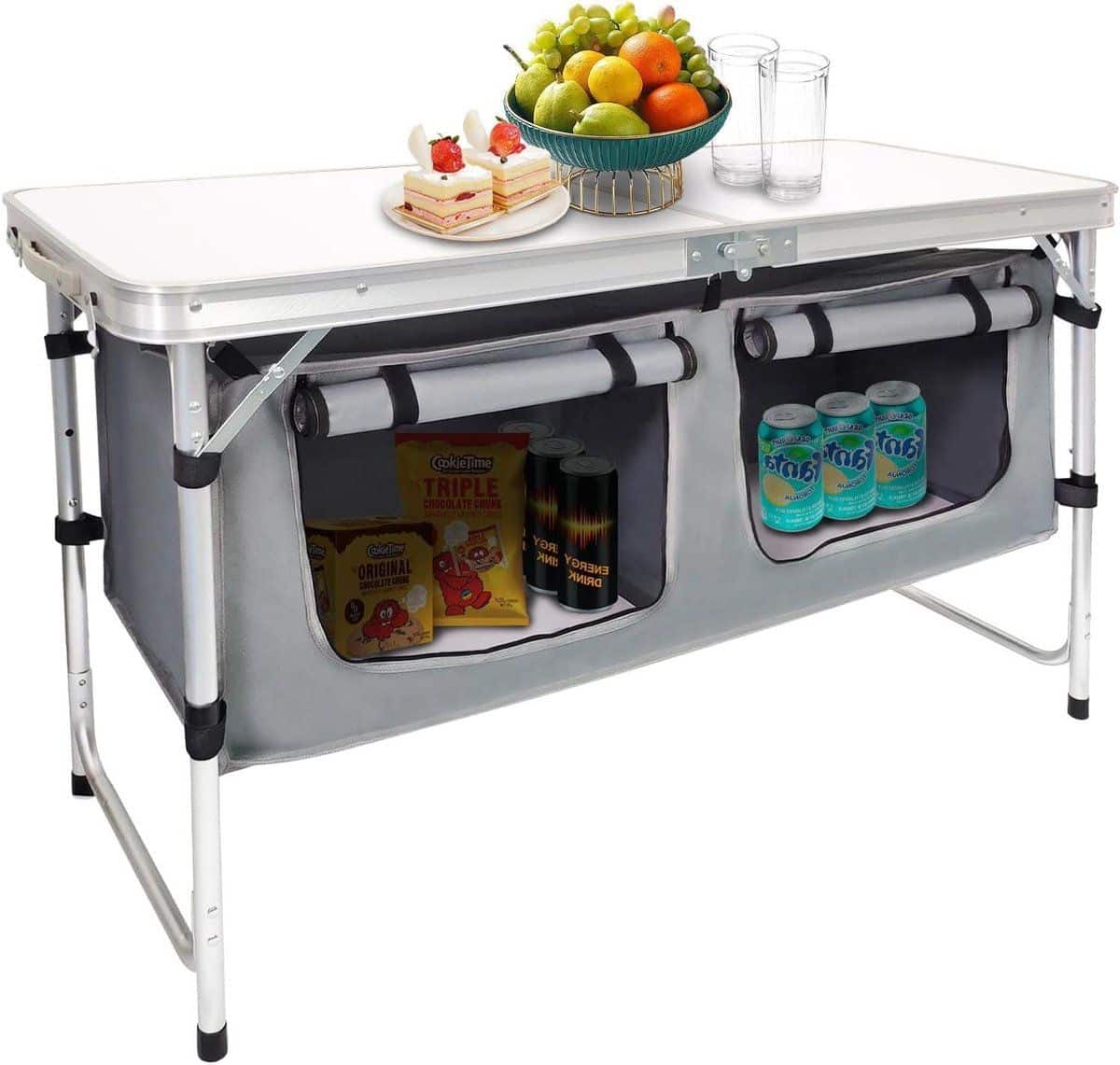 vouwtafel aluminium kampeertafel klaptafel outdoor picknick bbq