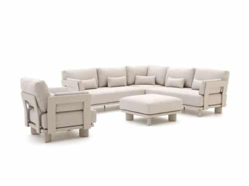 + 15% kassakorting | Bellagio Battuello hoek loungeset 5-delig - Laagste prijsgarantie!