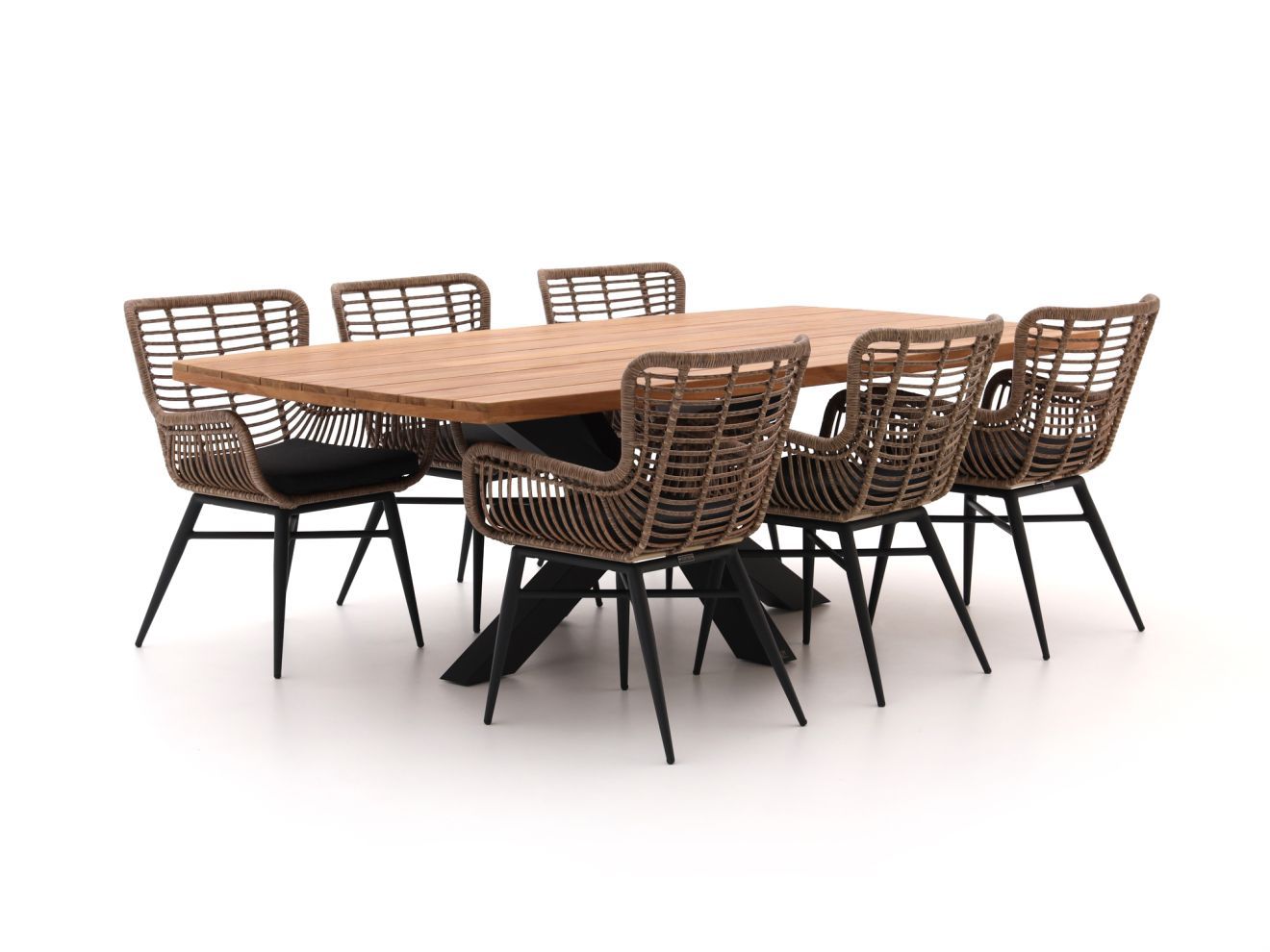 + 15% kassakorting | intenso asti/induno deens ovaal 240cm dining tuinset 7 delig laagste prijsgarantie!
