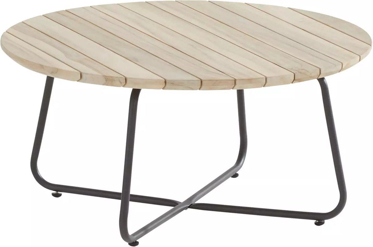 4 seasons axel loungetafel Ø73 cm teak