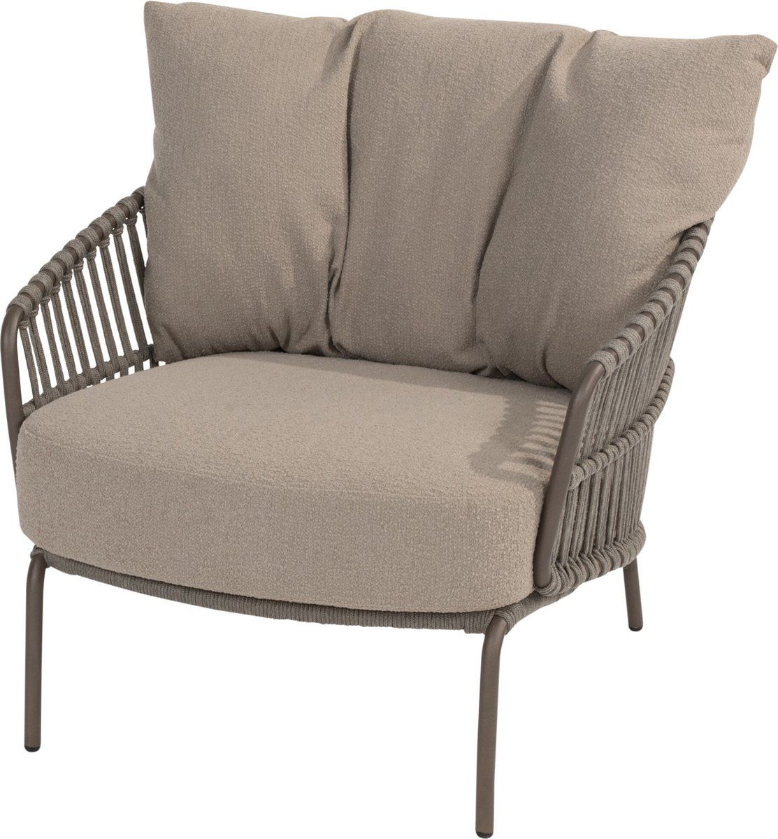 4 seasons capalbio loungestoel bruin