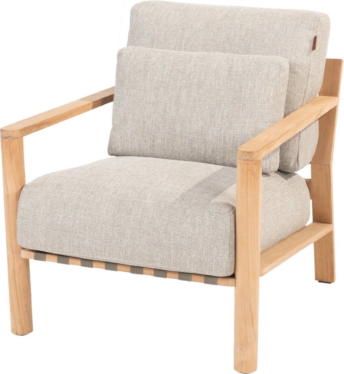 4 seasons lucas loungestoel (1 stuk) teakhout