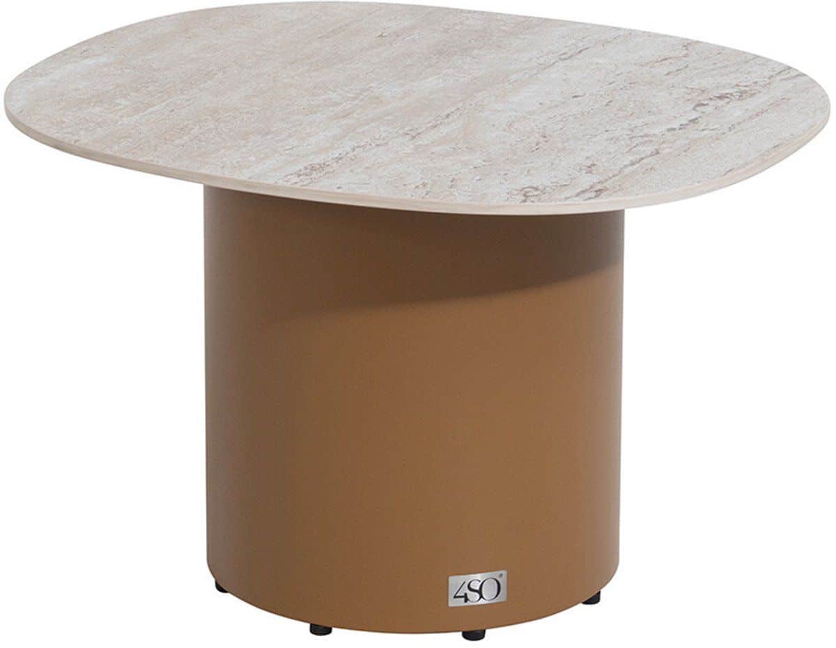 4 seasons sofie loungetafel 50x60x35 cm amber ceramic
