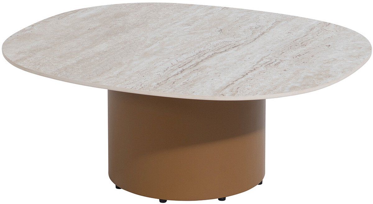 4 seasons sofie loungetafel 70x80x30 cm amber ceramic