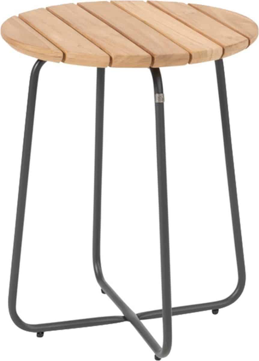 4 seasons verdi ronde bijzettafel teak 45 cm.