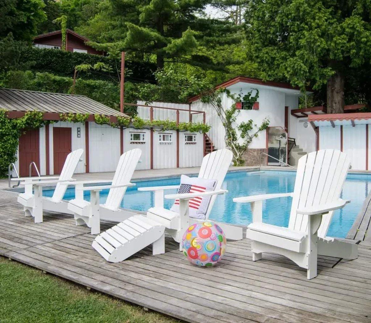 adirondack tuinstoel 93x81x96,5 cm wit 93x81x96,5 cm