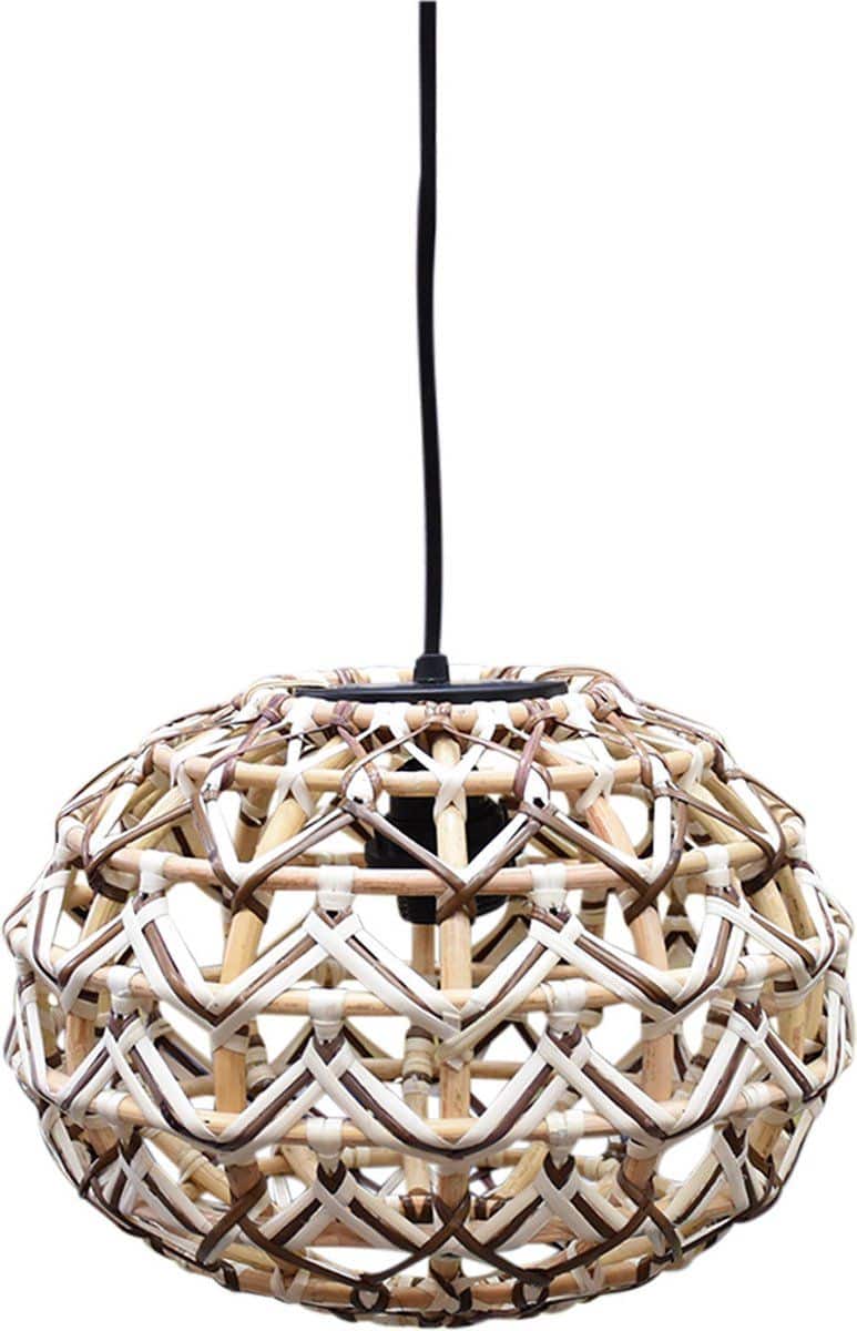 amber hanglamp 38x38xh30 cm 3 kleurig