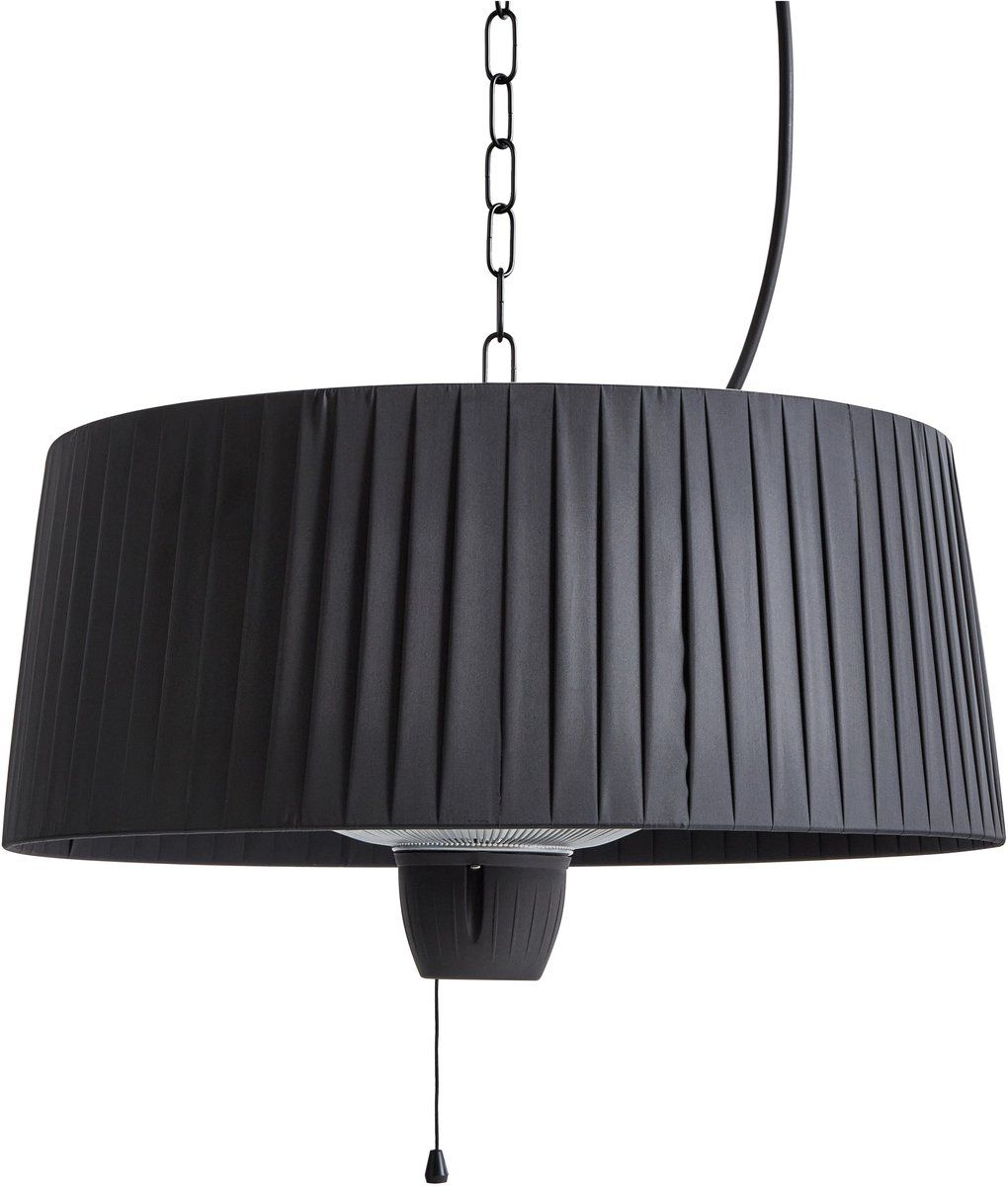 ascea terrasverwarmer zwart aluminium
