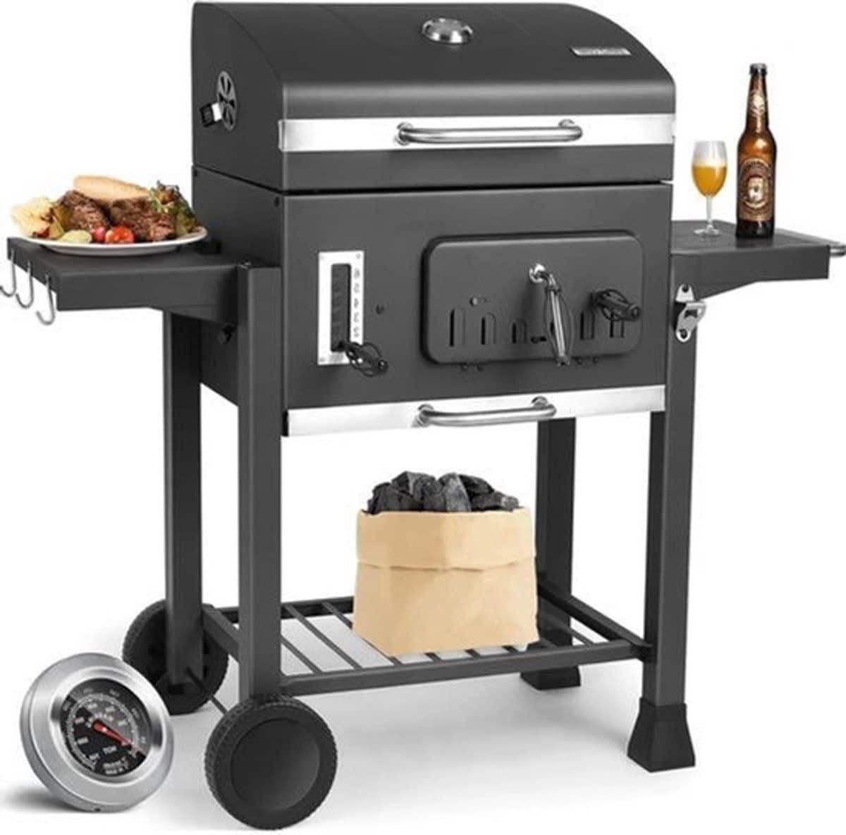 bbq bbq houtskool barbecue smoker met