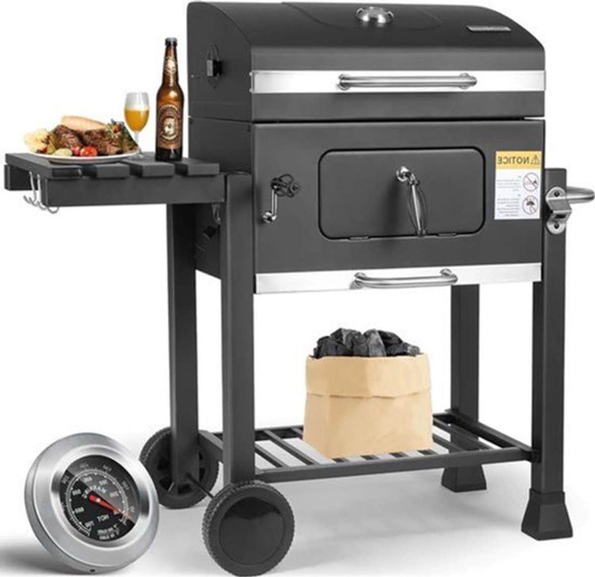 bbq bbq houtskool grill trolley barbecue