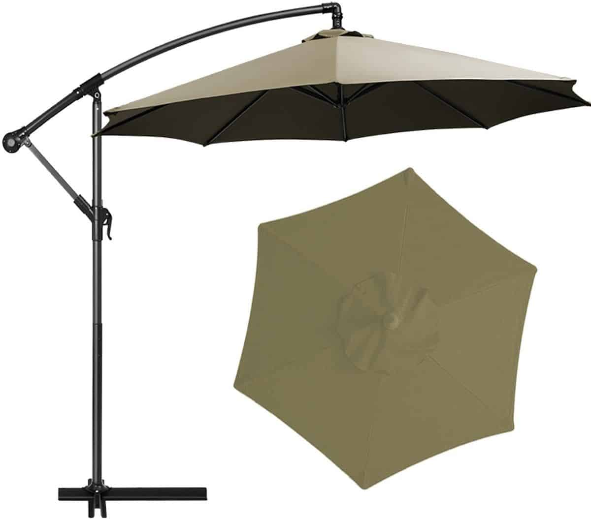 dailygoods reservehoes waterdicht parasolhoes 3 m uv bescherming