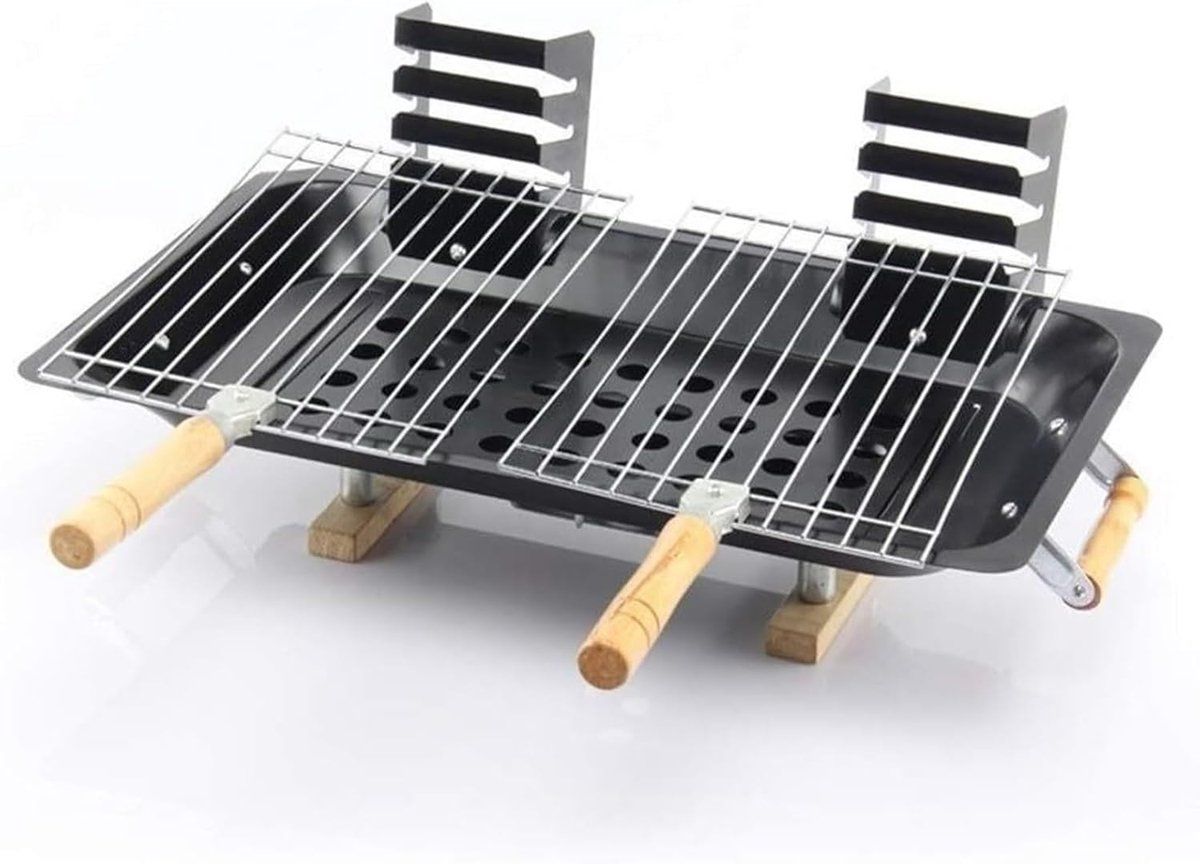 draagbare bbq grill houtskool barbecue buiten koken