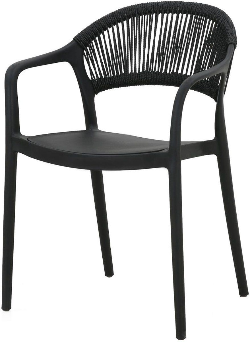 ds4u liv stapelbare tuinstoel zwart