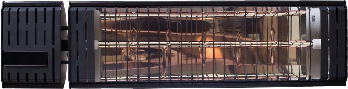 elektrische infrarood heater iras zwart 2000 w