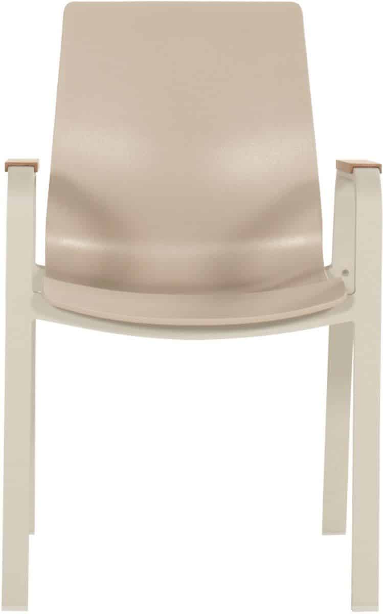 flow dining stoel | zand | 57 x 56,5 x