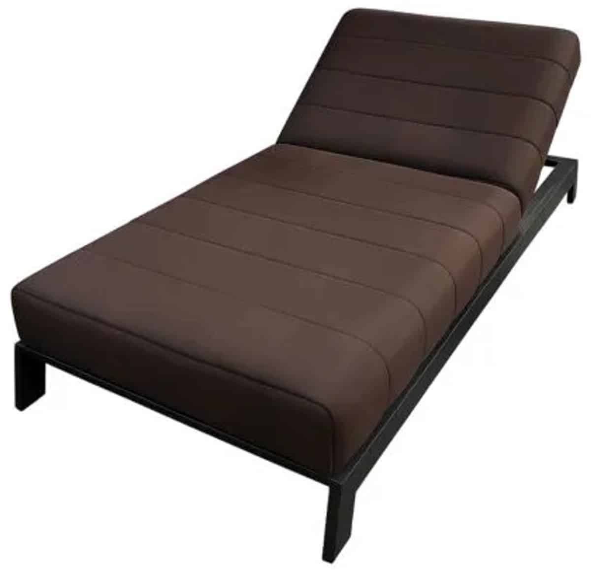 fonteyn ligbed bite ebene dubbel ligbed en loungebed voor
