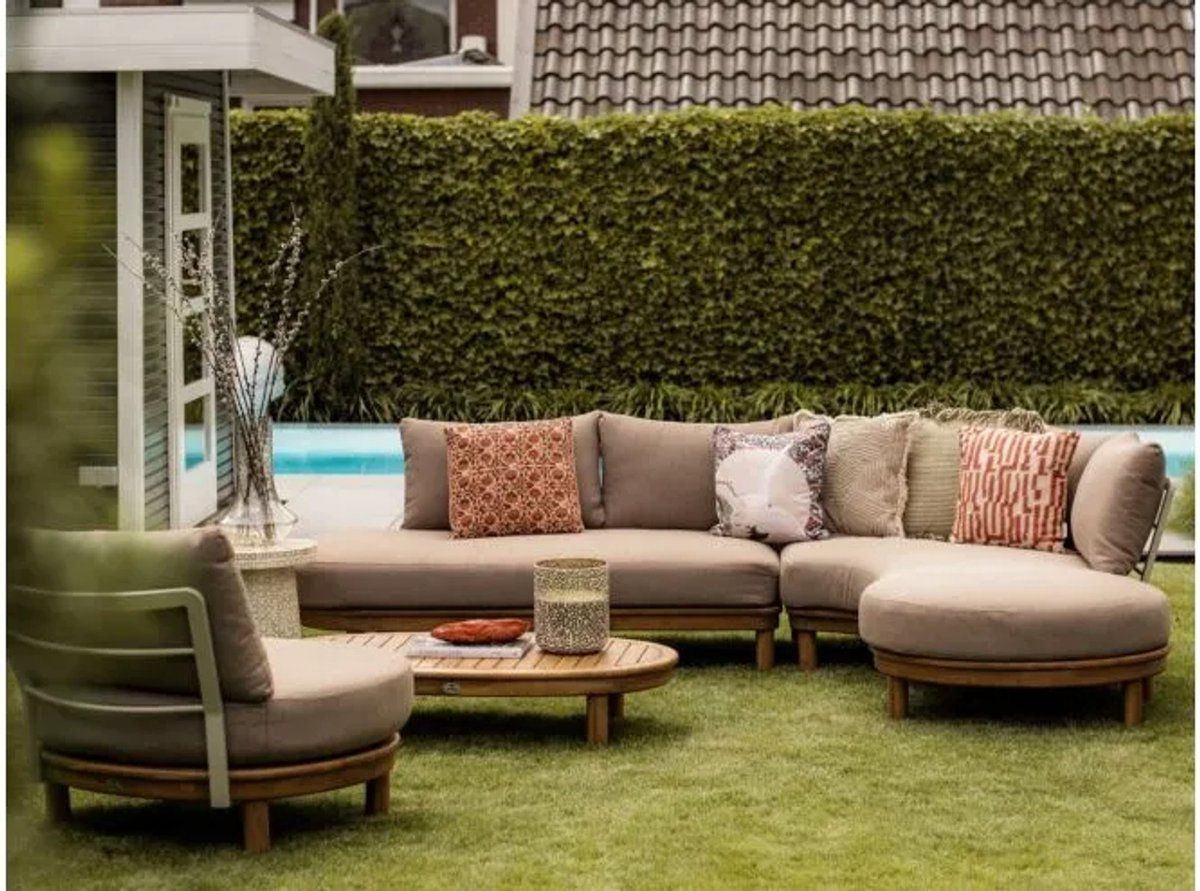 fonteyn loungeset rondo 6 persoons loungeset, buitenzitgroep en tuinmeubelset met