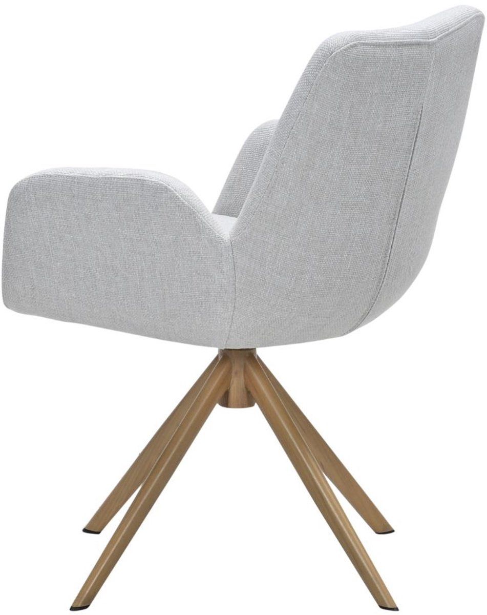 garden impressions amalia tuinstoel draaibaar light teak look