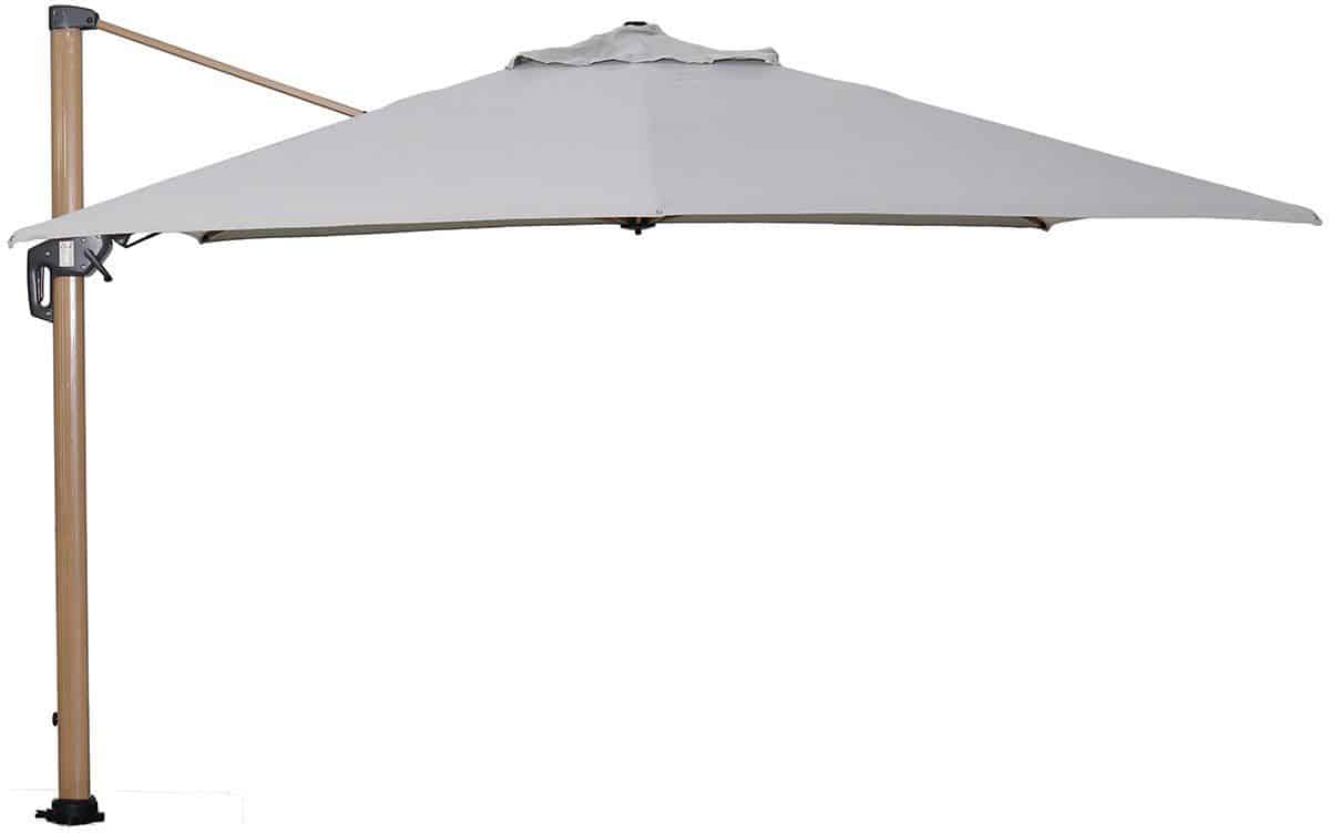 garden impressions hawaii big pole ii zweefparasol 350×350 teak/royal sand