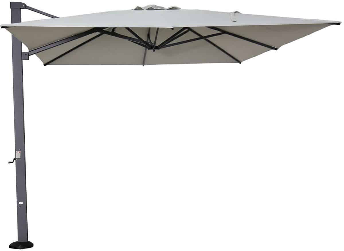 garden impressions hawaii emperor parasol 3×4 m carbon black zand