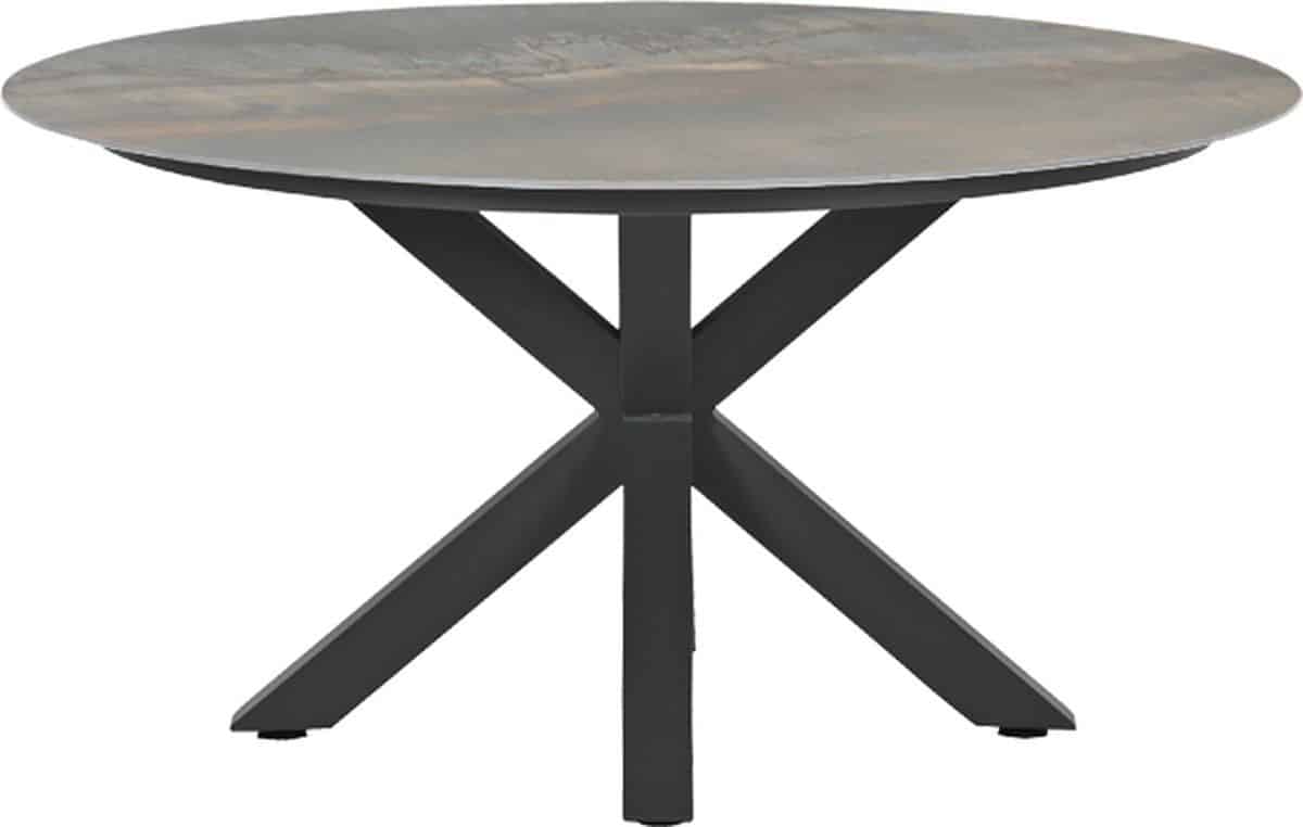 garden impressions lowland tuintafel rome bronze Ø150 cm