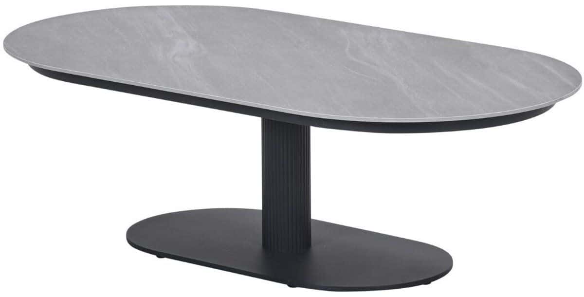 garden impressions nice salontafel black/napoli sand 130 cm