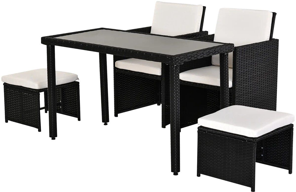 gutent dining loungesets polyratten 11 delig eetgroep