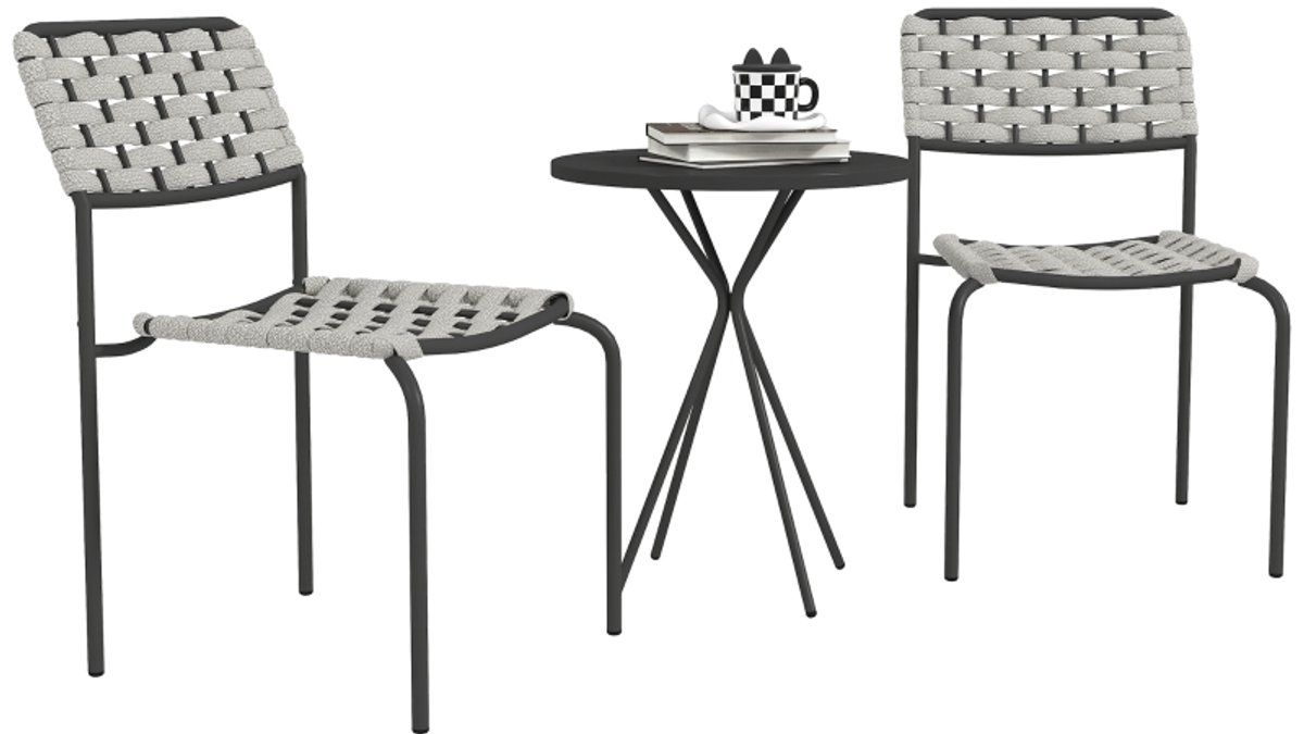 gutent loungesets balkonset 3 delig 2 zitplaatsen