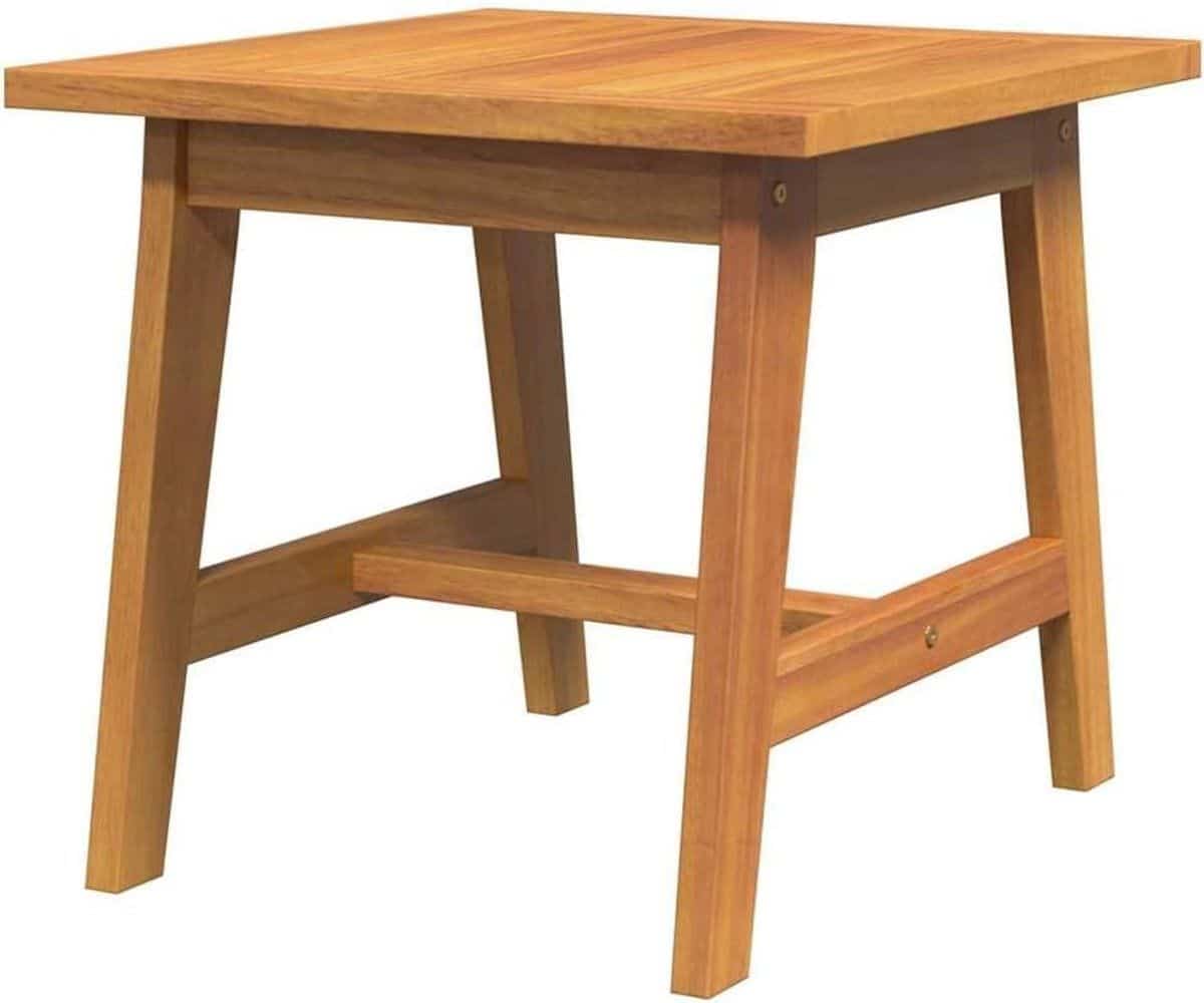 houten bijzettafel tuin tafel buiten genieten massief