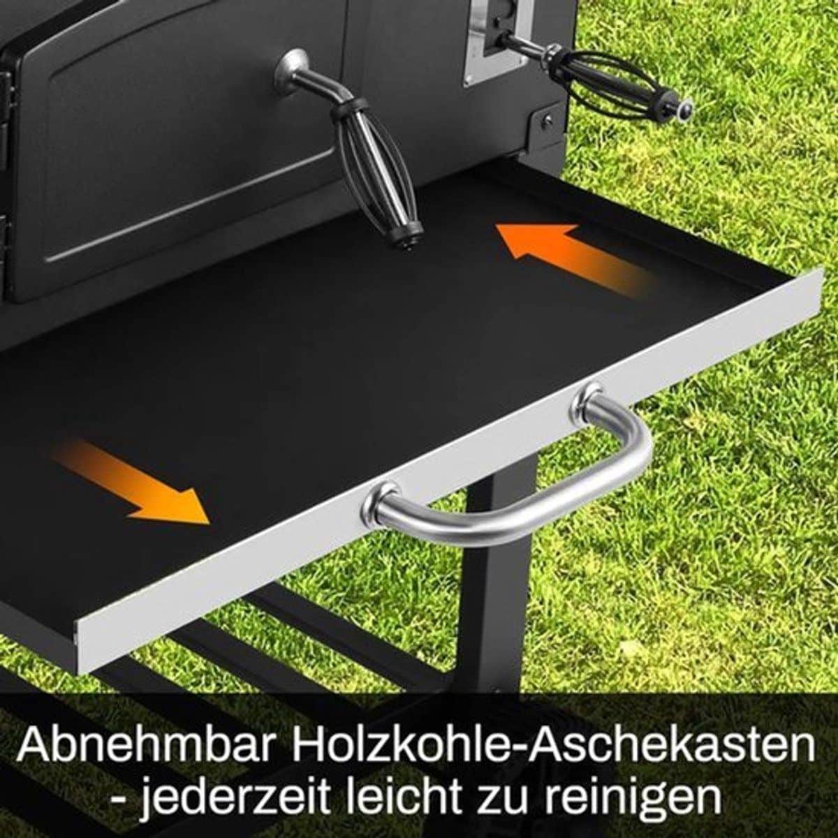 houtskool barbecue trolley grote bbq bbq wagen