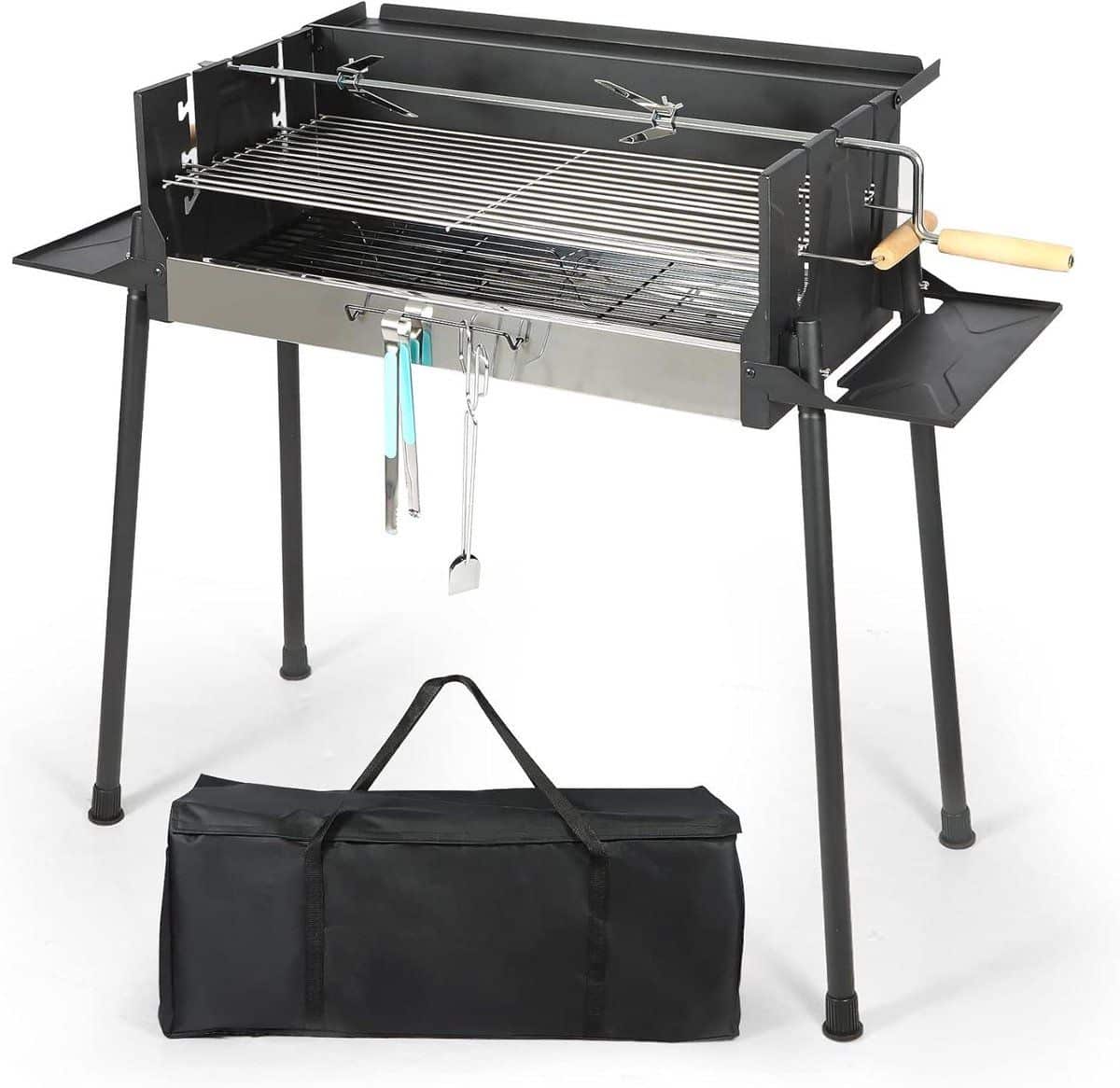 houtskool bbq grill buiten koken gezellig buiten eten