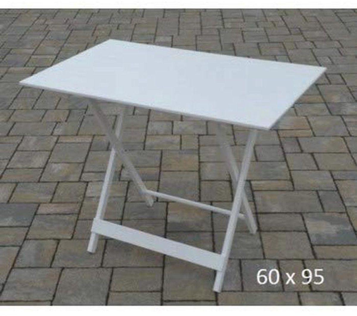 inklapbare houten klaptafel 60 x 95 cm