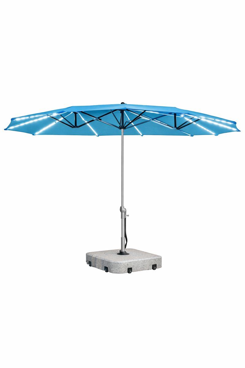 jurrys parasol parasolvoet zonnescherm schaduwdoek complete