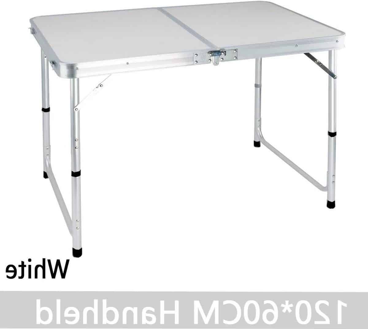 klaptafel aluminium opvouwbare tafel buitenactiviteiten in hoogte