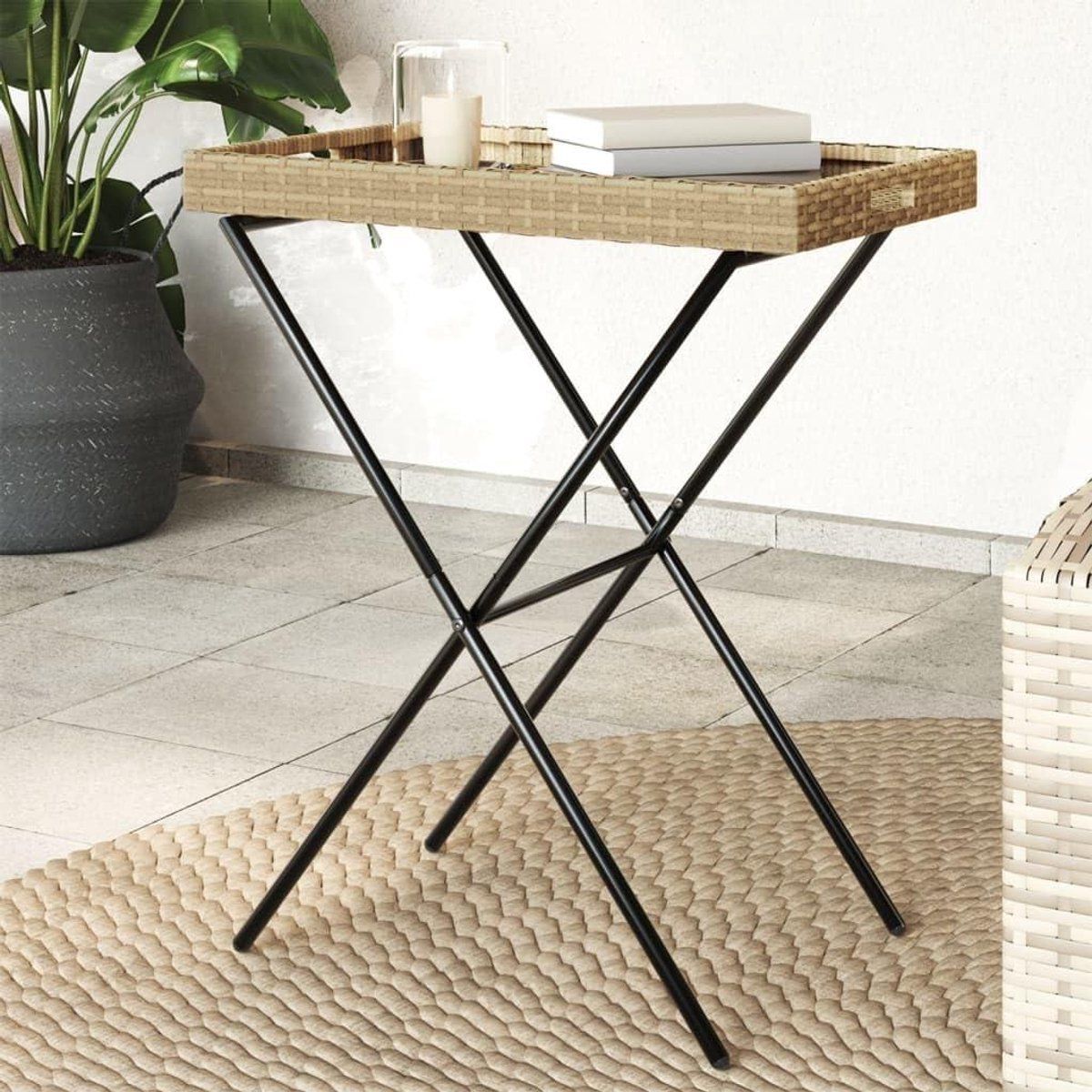 klaptafel balkontafel bijzettafel buiten zitten ruimtebesparend opvouwbaar