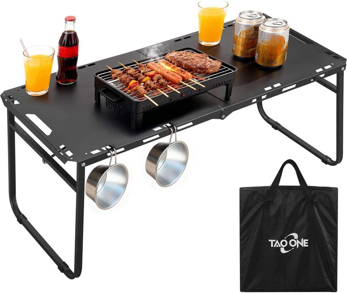 klaptafel metaal dressoir tafel extra oppervlak inklapbaar
