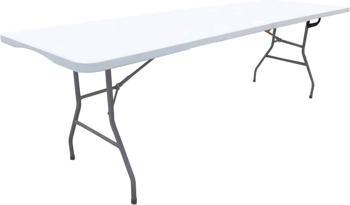 klaptafel rechthoekig feesttafel picknicktafel buiten dineren stalen
