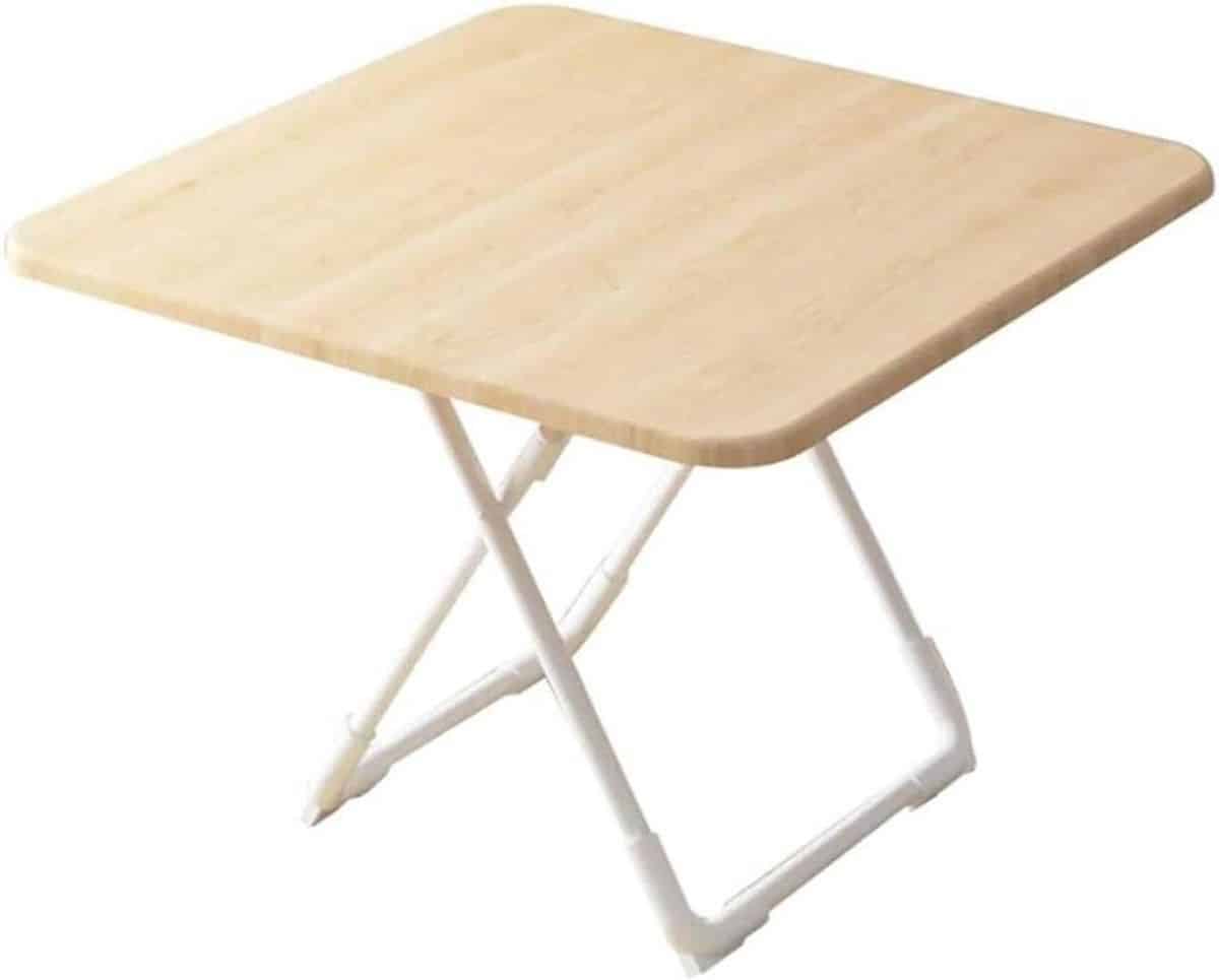 klaptafel vierkant eettafel salontafel compact werken draagbaar