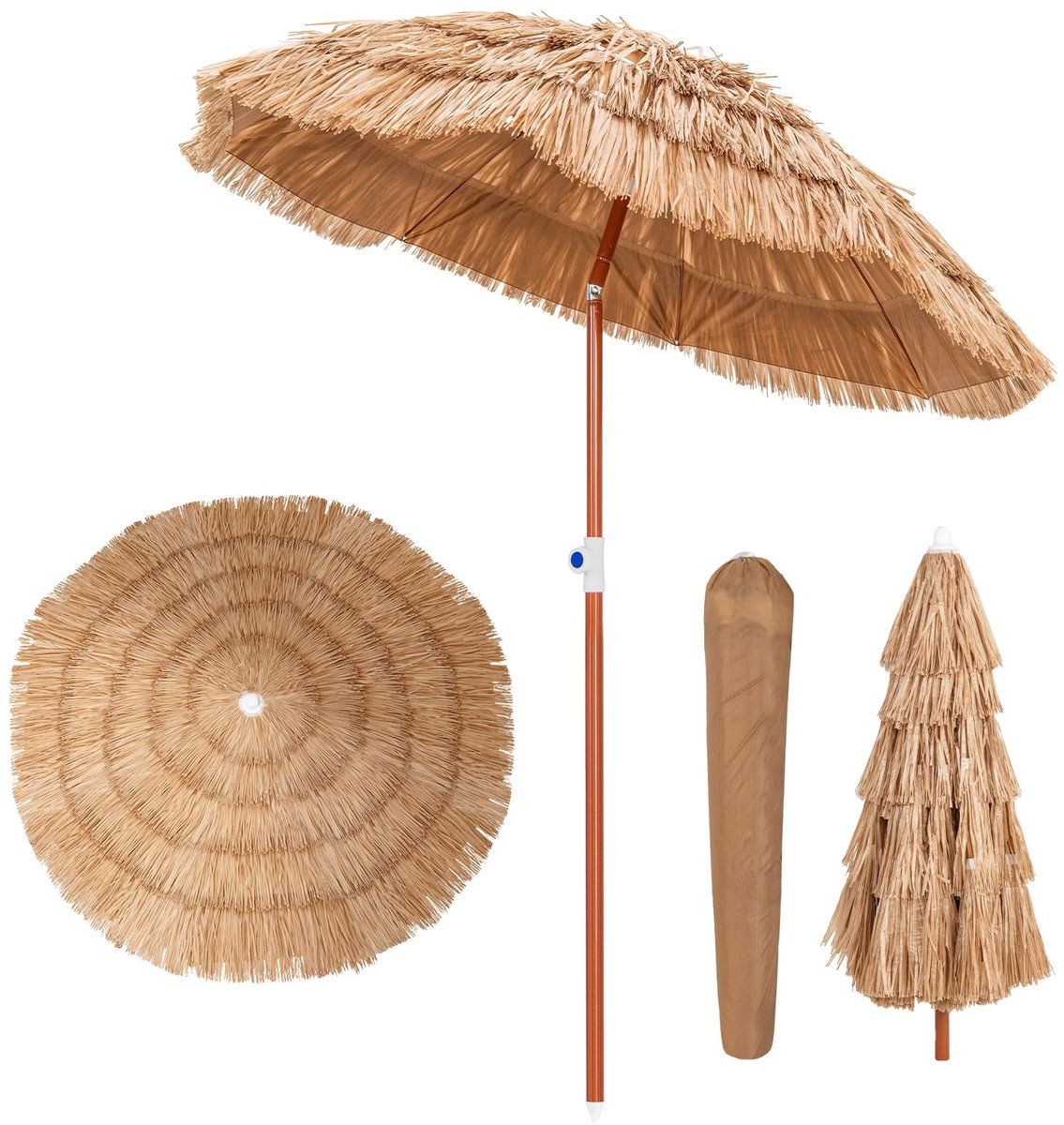 komfotteu hawaï parasol stroparasol van pp stokparasol