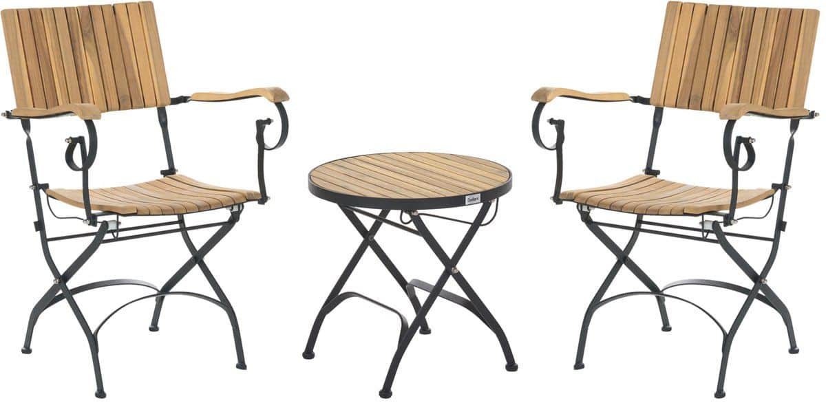 lascari bistroset lichtbruin acaciahout