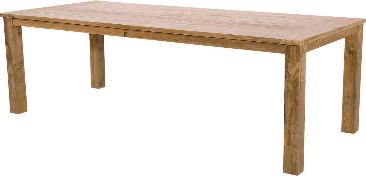 lesli living eettafel recycled teak 240 bruin
