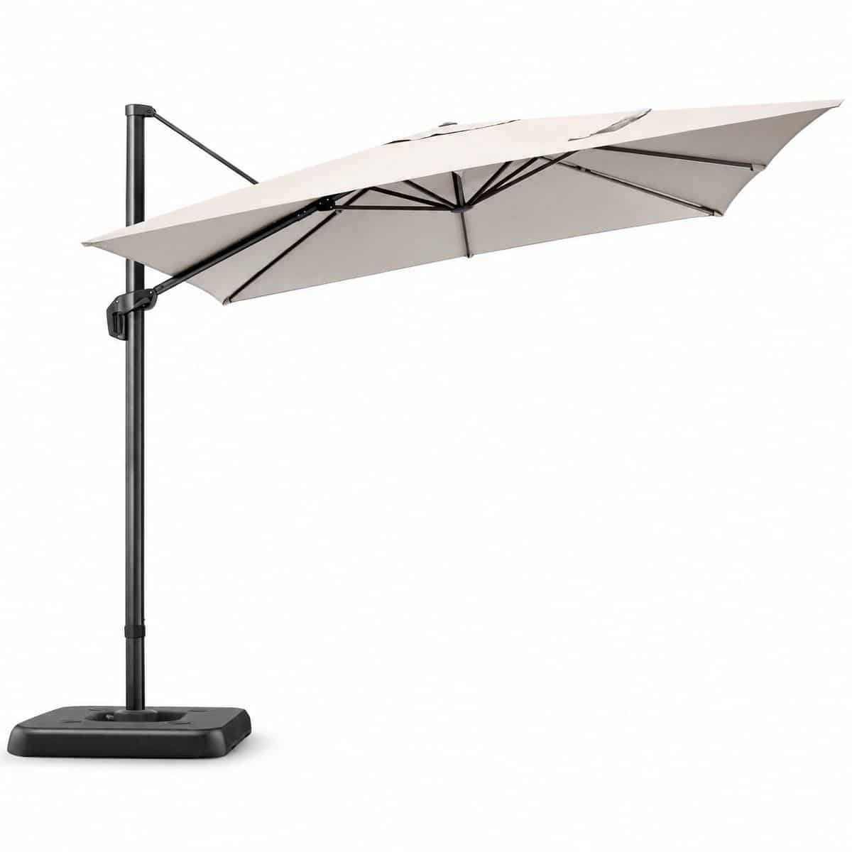 lifero terrasparasol parasol zweefparasol 3m rechthoek