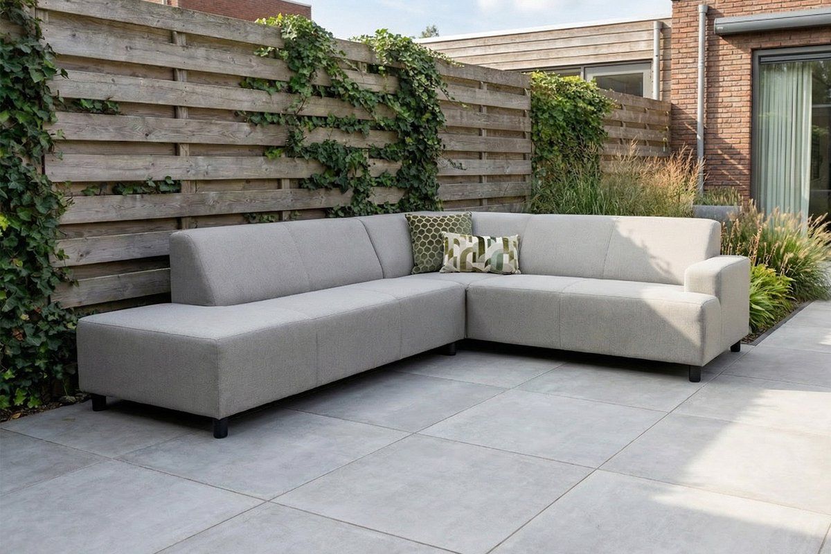 malaga hoekbank loungeset chaise longue taupe