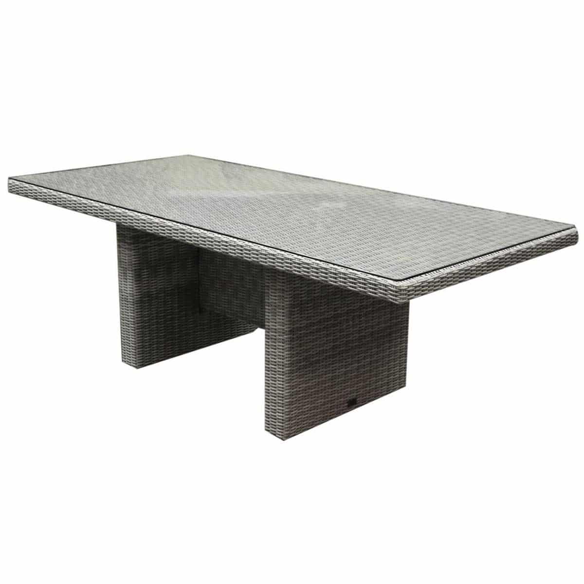 menorca dining tuintafel 220x100xh75 cm wit grijs