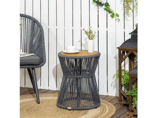 MODENUIT Bijzettafel - Rond Met Verstelbare Voeten - Voor Terras