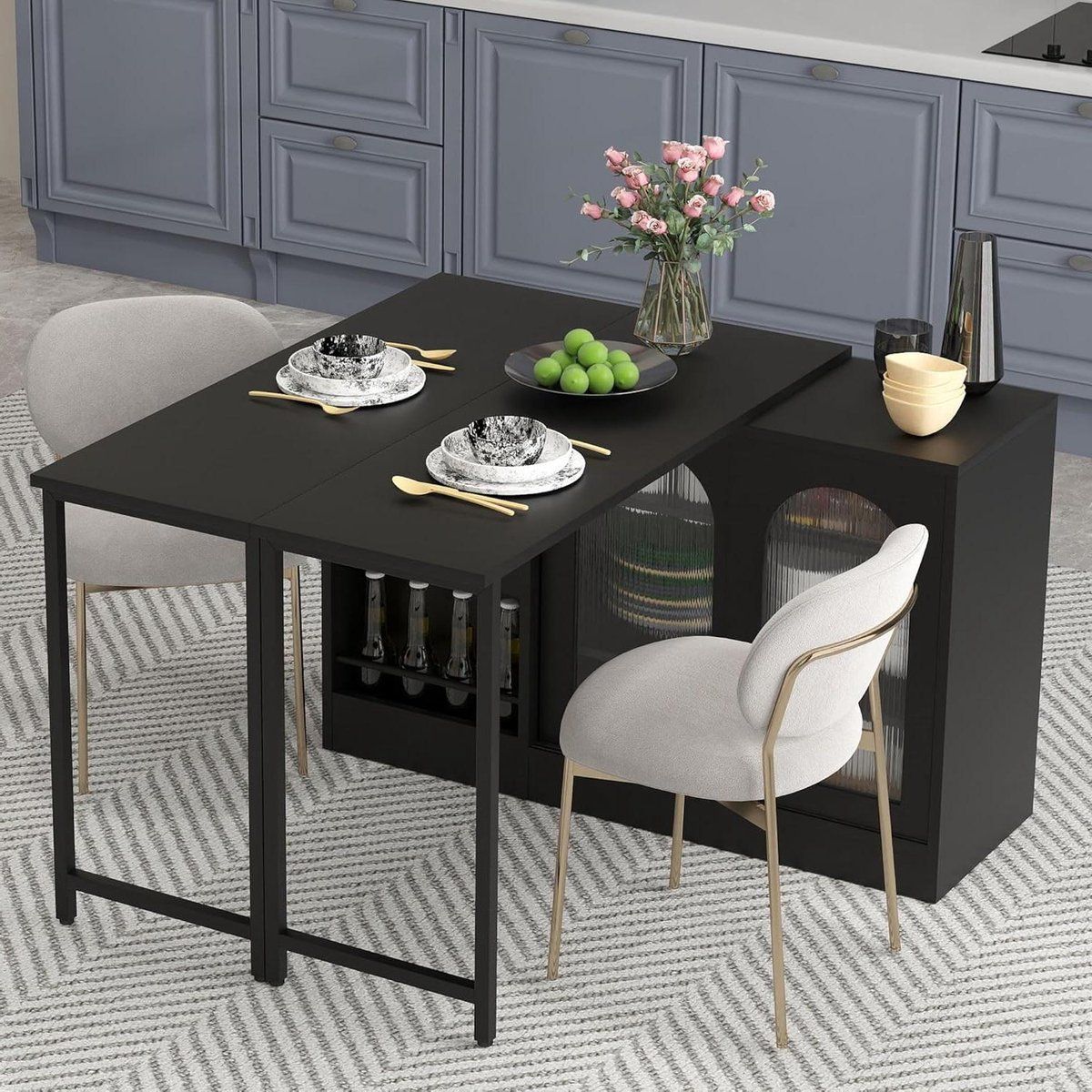 moderne bartafel uittrekbare tafel keukenmeubel eten en drinken