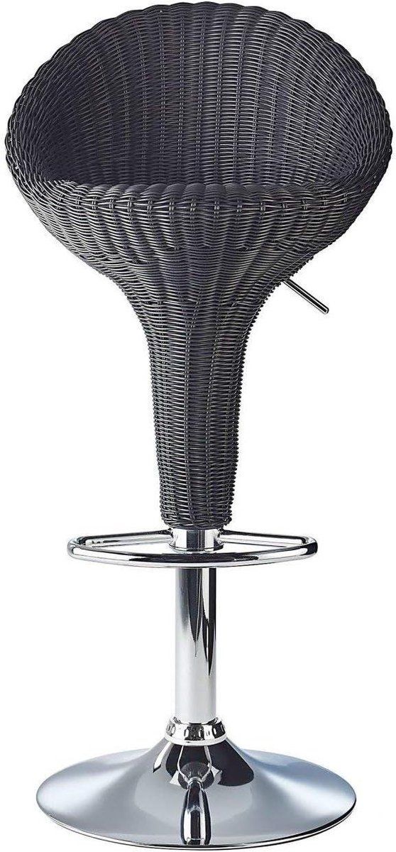 moderne rotan barkruk hoge stoel comfortabel zitten