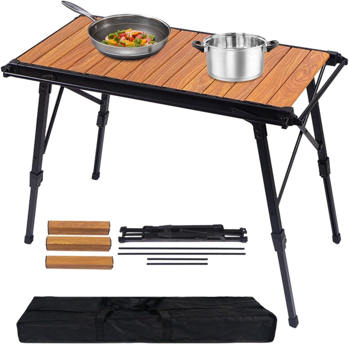 opvouwbare picknicktafel kampeertafel klaptafel buiten eten in